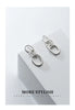 Modian Trendy Abstract Line Design Stud Earrings 925 Sterling Silver Swing Elegant Jewelry For Women Earring Gifts Accessories