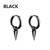 1 Pairs Punk Stainless Steel Stud Earrings Black Earrings Set For Men Women Vintage Hip Hop Piercing Ear Jewelry Accessories - Image 25