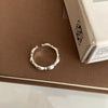 Silver Double Layer Water Drop Ring For Women Square Zircon Adjustable Index Finger Jewelry Party Gift - Image 12