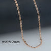 Three-Millimeter Bead Chain Necklace with Two Length Options - Image 7