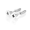 Stainless Steel Screw Stud Earrings in Colorful Finishes 1 Pair - Image 7