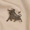 Gold Plated 316L Stainless Steel Charging Bull Silhouette Lapel Pin, Zodiac Brooch, Suit Casual Accessory - Image 6