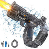 Space Electric Water Gun Ring Burst Transformation LED Lights Large Capacity Full Auto Continuous Fire Squirt Gun Toy - Image 6