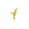 1PC Silver Vintage Threaded Flat Back Cartilage Stud Earring Sun Shell Fish Flower Knot CZ Piercing Jewelry - Image 13