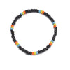 Minimalist Black Rice Beads Chain Anklets For Women Men Handmade Ankle Bracelet Elastic Rope Beach Unisex Foot Accessories - Image 5