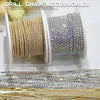 Glitter1.5mm-2mm Nail Chain Charm Claw Chain 3D Gold Silver Diamond Metal Parts Nail Pearls For Nail Chain Bulk Can Be Cut - Image 5