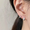 Silver 1 Pair Chic Water Drop Reflective Surface Earrings For Women Gold Simple Vintage Elegant Jewelry - Image 5