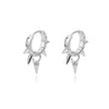 Punk Spike Rivet Hoop Earrings For Women Stainless Steel Huggie Earrings Ear Cuff Piercing Earring Gothic Jewelry Accessories - Image 7