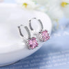 Silver Zircon Earring For Women's Wedding Jewelry Accessories Party Holiday Gift - Image 7