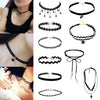 Handmade Velvet Lace Vintage Choker Necklace For Women Collar Torques Neck Jewelry Stretch Charm Gothic Punk Chain Necklace - Image 1