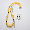Dubai Gold Color Jewelry Set Layered Necklace Big Pendant Sets For Women African Bridal Wedding Party Jewellery Gifts - Image 6