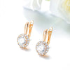 Gold Plated Zircon Hoop Earrings for Women Jewelry XP - Image 11