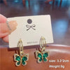 Green Color Hanging Earrings for Women Crystal Wedding Jewelry Imitation Pearl Drop Earrings Boucle Oreille - Image 24