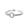 Zircon Rings For Women Stainless Steel Adjustable Open Rings Females Jewelry Accessories - Image 24