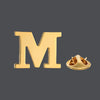 Copper material 18mm height A-Z 26 capital letter brooch men's suit coat collar needle accessories - Image 6
