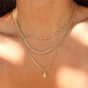 Vintage Punk Gold-plate Thick Chain Head Portrait Coin Pendant Necklace For Women Multilevel Geometric Hip Hop Jewelry - Image 18