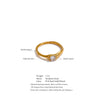 Size 6789 Stainless Steel Cubic Zirconia Ring for Women Pvd Plated Charm Daily Wear Finger Jewelry Accessories - Image 6