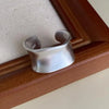 Silver Geometric Open Rings for Women Simple Irregular Twisted Finger Rings Jewelry Gifts - Image 12