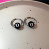 Punk Rock Hollow Thorns Love Heart Pendant Hoop Earrings for Women Men, Lover Cool Rivets Spike Earings Jewelry - Image 4