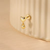 Open Heart Hoop Earrings in Gold Tone or Silver Tone - Image 73