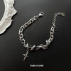 Hip Hop Obsidian Star Bracelet For Men Women Punk Design Titanium Steel Charm Couple Jewelry Kpop Gift - Image 4