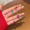 Moving Santa Claus Tassel Dangle Earrings for Women Christmas Tree Snowflake Asymmetric Long Earring Year Jewelry - Image 20