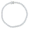 Silver Color Sparking CZ Charm Anklet Round Zircon 5MM Tennis Chain Anklets Ice Out Bling CZ Hip Hop Women Jewelry - Image 2