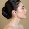 Romantic Colorful Zircon Flower Earrings For Women Girls Sweet Waterdrop Flower Earrings Party Jewelry Gifts - Image 2