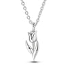 Silver Gold Necklace Sparkling Heart Bow Letter A Charm Bead Pendant Necklace For Women Jewelry Gifts - Image 14