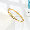 Classic Slideable 3 Zircon Bangle For Women Wedding Day Gift Stainless Steel Love Bracelet Jewelry - Image 7