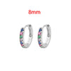 Stainless Steel 1 Pair Minimalist Huggie Hoop Earrings For Women Gold Color Tiny Round Circle 6/8/10mm Punk Unisex Rock Earring - Image 20
