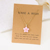 Flower Pendant Necklace for Women Romantic Cherry Blossom Gold Color Metal Chain Choker Party Wedding Neck Jewelry - Image 10