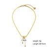 Vintage Butterfly Necklace Women Golden Stainless Steel Blade Snake Chains Aesthetic Charms Choker Women jewelry Gift To - Image 6