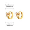 Elegant Zircon Bow Earrings For Women Stainless Steel Gold Color Bowknot Earrings Wedding Jewelry Gift - Image 5