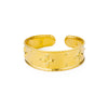 Floral Cuff Bracelet in Stainless Steel with Gold-Tone Finish - Image 25