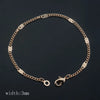 15 Style Choose Women Men Girl Rose Gold Color Curb/Weaving Bracelets Chains Jewelry 18cm-23cm - Image 18