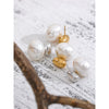 316 Stainless Steel Imitation Pearl Beads Stud Earrings Daily Chic Japan Simple Ear Jewelry for Women - Image 3
