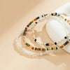 Bohemian 3pcs/set Multicolor Beaded Anklets Women Handmade Elastic Bracelet On The Leg Foot Summer Beach Jewelry - Image 6