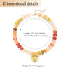 Colorful Acrylic Bead Choker Necklace with Heart Pendant - Image 28
