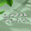 Stainless Steel Labret Piercing Stud with 16 Gauge and 1.2 x 8 mm Post - Image 6