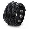Leather Cuff Bracelet Punk Braided Bracelets Rock Leather Wristbands Mens Leather Bracelet Bangle Adjustable Wrap Bracelet Men - Image 23