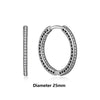 Heart and Hoop Earrings with Cubic Zirconia in Many Styles - Image 32
