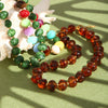 Colorful Candy Bead Strand Necklace Adjustable Gold Extension Chain Flat Oval Resin Beads Beach Women Jewelry - Image 5