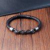 Leather Bracelet Infinity Shape Special Pattern Men's Bracelet for Men Stainless Steel Jewelry Accessories Gift - Image 3