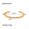 Cubic Zirconia Accent Bracelet with Adjustable Fit - Image 12