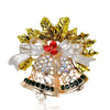 Christmas rhinestone cartoon animal brooch Christmas tree sleigh stars bells deer boots apple penguin wreath bird pin - Image 11