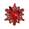 Rhinestone Flower Brooches for Women 9-color Snowflake Party Casual Brooch Pin Gifts - Image 5