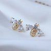 Dangle Cat Earrings with Layered Kitten Charms - Image 7