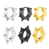1Pair Punk Stainless Steel Round Circle Hoop Earrings For Men Women Not Fade Clip Earrings Hip Hop Male Jewelry - Image 12
