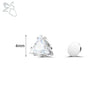 ZS 1 Piece Magnetic Clip-on Earrings Star Heart Shape CZ Crystal Ear Clip No Piercing Ear Stud No Pierced Earring Jewelry 4-8MM - Image 25